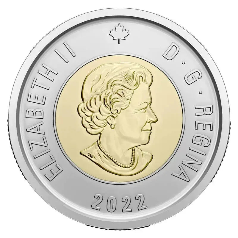 2022 Summit Hockey Serie Toonie $2 Color Canada Special Wrap RCM Roll - 25 coins - NumisFind