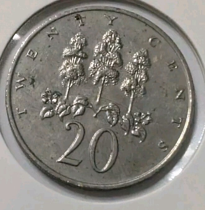 Jamaican Coin - 20 Cents Coin - Jamaica - 19871