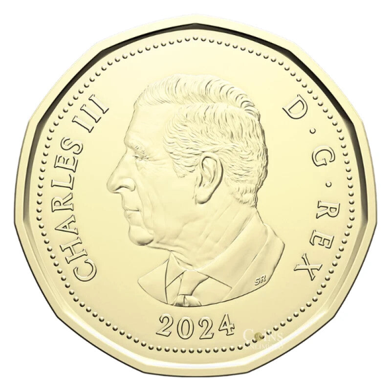 2024 - L M Montgomery - LOONIE - NON COLOURED - from MINT Rolls1