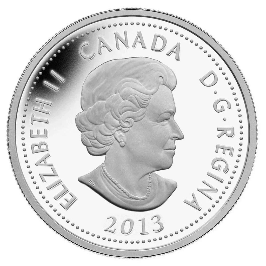 2013 Canada $4 Heroes of 1812: Charles Michel De Salaberry - Pure Silver Coin1