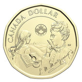 2024 Canada L. M. Montgomery 25x$1 Non Colorized Special Wrap Dollar Coin Roll1