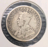 1919 Canada 10 Cents Silver Dime VG8 - George V - 92.5% Silver1
