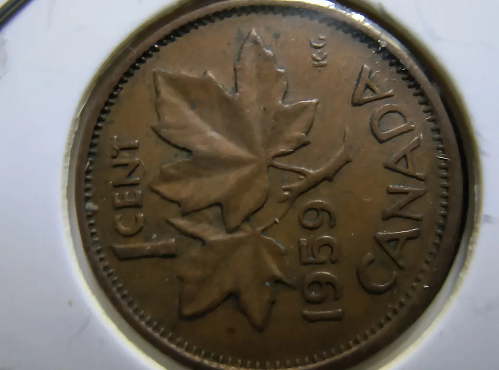 Lot Of 10 Circulated Canada 1 Cent Pre 1960 (GVG Grade) *Read Description* - NumisFind