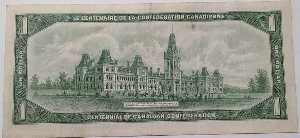 1967 Canadian Confederation Centennial 18671967 $1 Bill - NumisFind