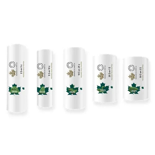 Canada 2025, King Charles III, Set of 6 Coins from First Strike Rolls, BU - NumisFind