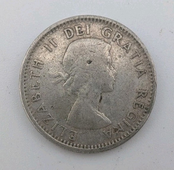 1954 Canada 10c Silver coin Dime - 2g of pure silver1