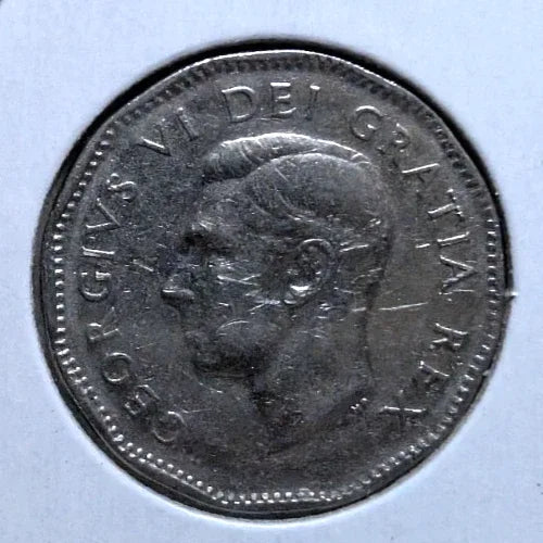 1950 Canada 5 Cent George VI Canadian Nickel Coin Five Cents - NumisFind