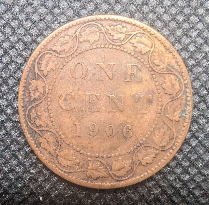 1906 Canada Large Cent Penny Coin - G-40