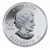 2004 Royal Canadian Mint EASTER LILY 50 Cent Sterling Silver And Gold Plated - NumisFind