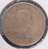 1960 Canada Small Cent Canadian 1 penny coin1