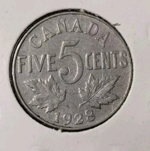Canadian Nickels 3 Coin Lot 1927, 1928 + 1929(Die Crack ERROR On GEORGIVS) - NumisFind