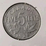Canadian Nickels 3 Coin Lot 1927, 1928 + 1929(Die Crack ERROR On GEORGIVS) - NumisFind