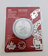 2025 Treasured Silver Maple Leaf  1oz .9999 - Year Of The Snake Privy4