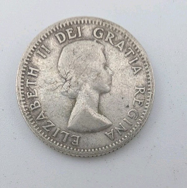 1953 Canada 10c Silver coin Dime - 2g of pure silver1