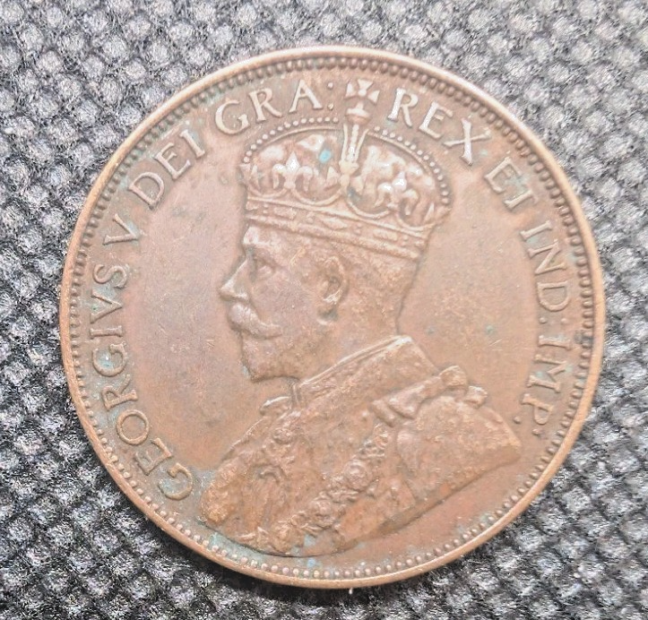 CANADA 1912  LARGE 1 ONE CENT « KING GEORGE V »  VF201