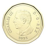 2023 - Canada Loonie $1 Dollar KING CHARLES - From Original Mint Roll   0