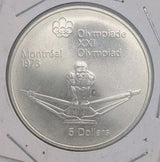 1974 CANADA $5 DOLLAR .925 SILVER COIN - MONTREAL SUMMER OLYMPICS 1976 ROWING - NumisFind