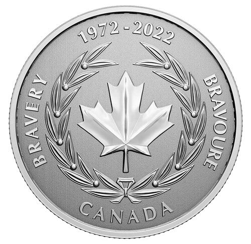 2022 Canada $5 .9999 Silver 50th Anniversary of the Medal of Bravery Coin3