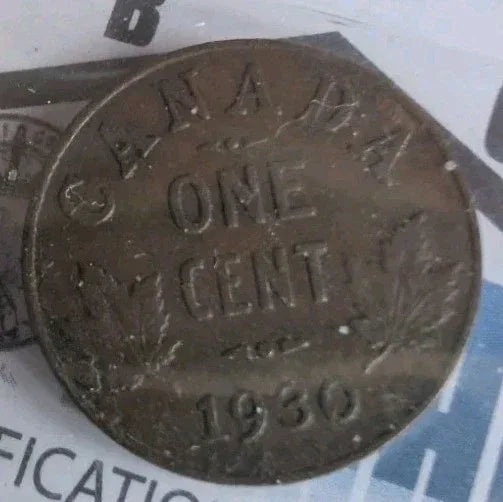 Mint Error 1930 CANADA 1 ONE CENT Minor Lamination Flaw CoinMart Certified F-15 - NumisFind