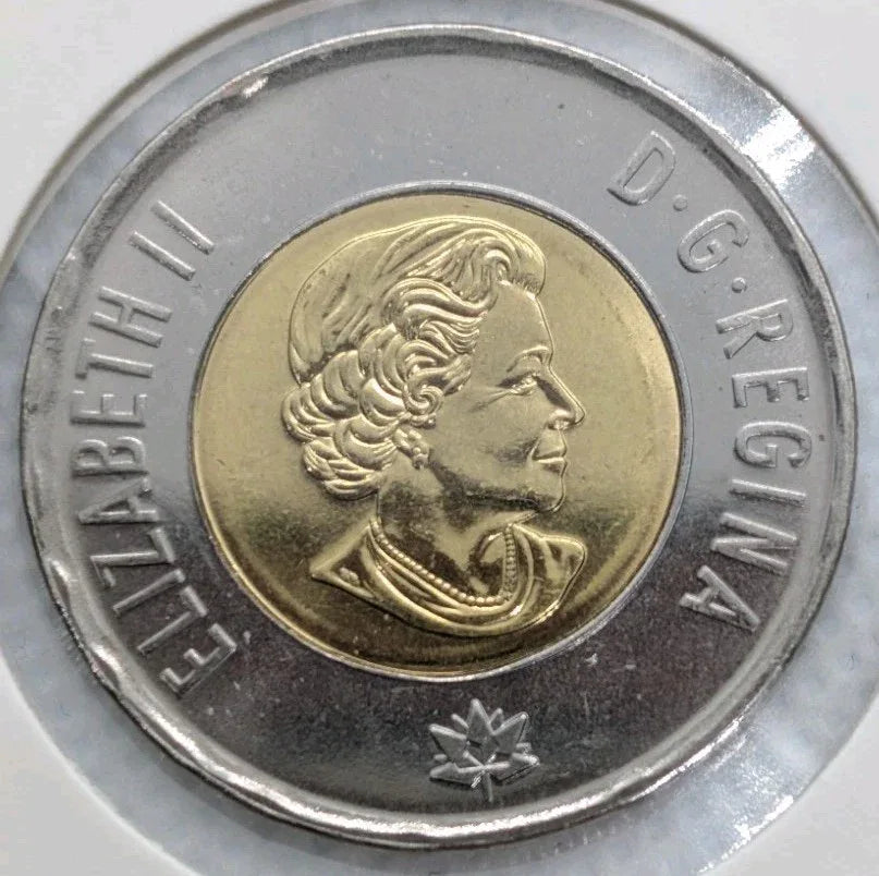 Snow On Tree - 2017 Canada $2 Toonie - Glow-in-the-Dark - Brillant Uncirculated - NumisFind