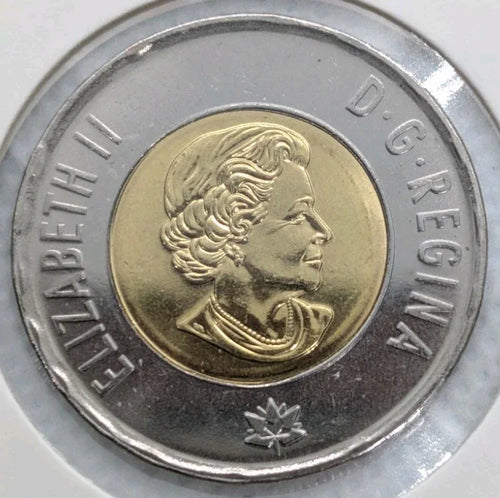 Snow On Tree - 2017 Canada $2 Toonie - Glow-in-the-Dark - Brillant Uncirculated - NumisFind