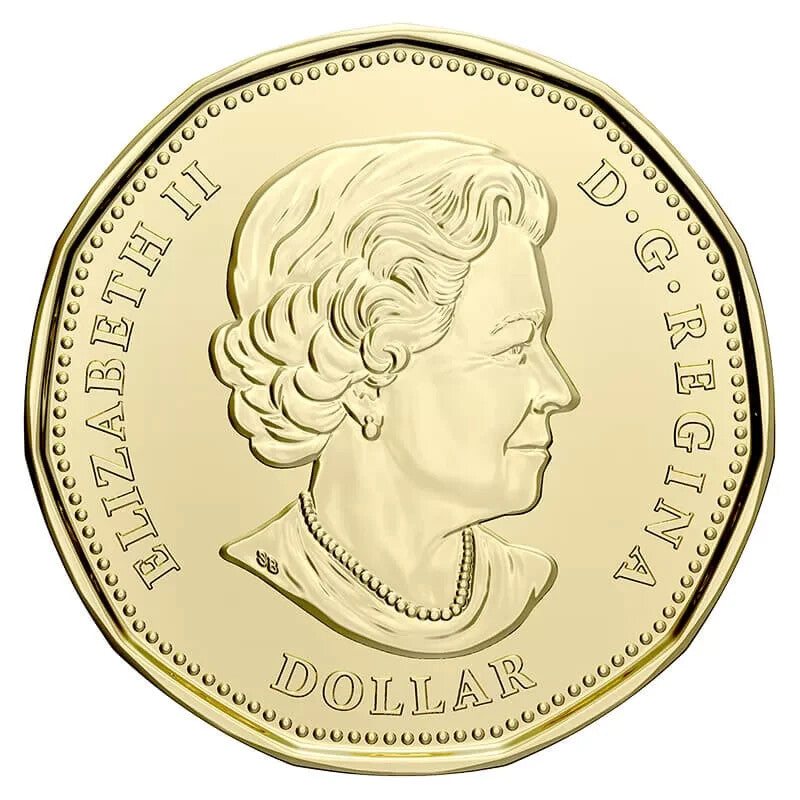 BU Canada 1896-2021 Klondike Gold Rush - Plain & Coloured - $1 dollar loonie3