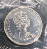 1966 Canadian 25 Cents .800 Silver QuarterDollar Queen Elizabeth II - BU Sealed1