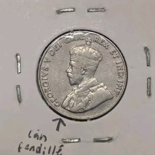 MINT ERROR DIE CRACK - Lot Of 2 Five Cents - Canada - 1930 And 19312