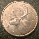 1962 Canada 25 Cents MS UNC Elizabeth II Silver Quarter Coin 25 Cent - NumisFind