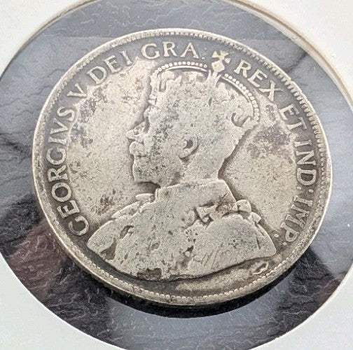 1916 canada 50 cents Circulated1