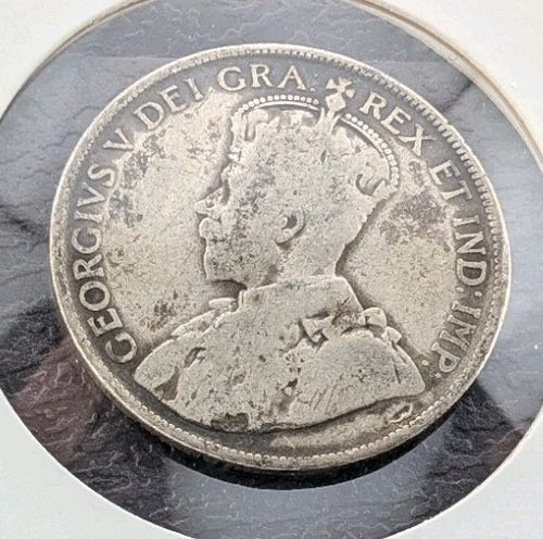 1916 canada 50 cents Circulated1