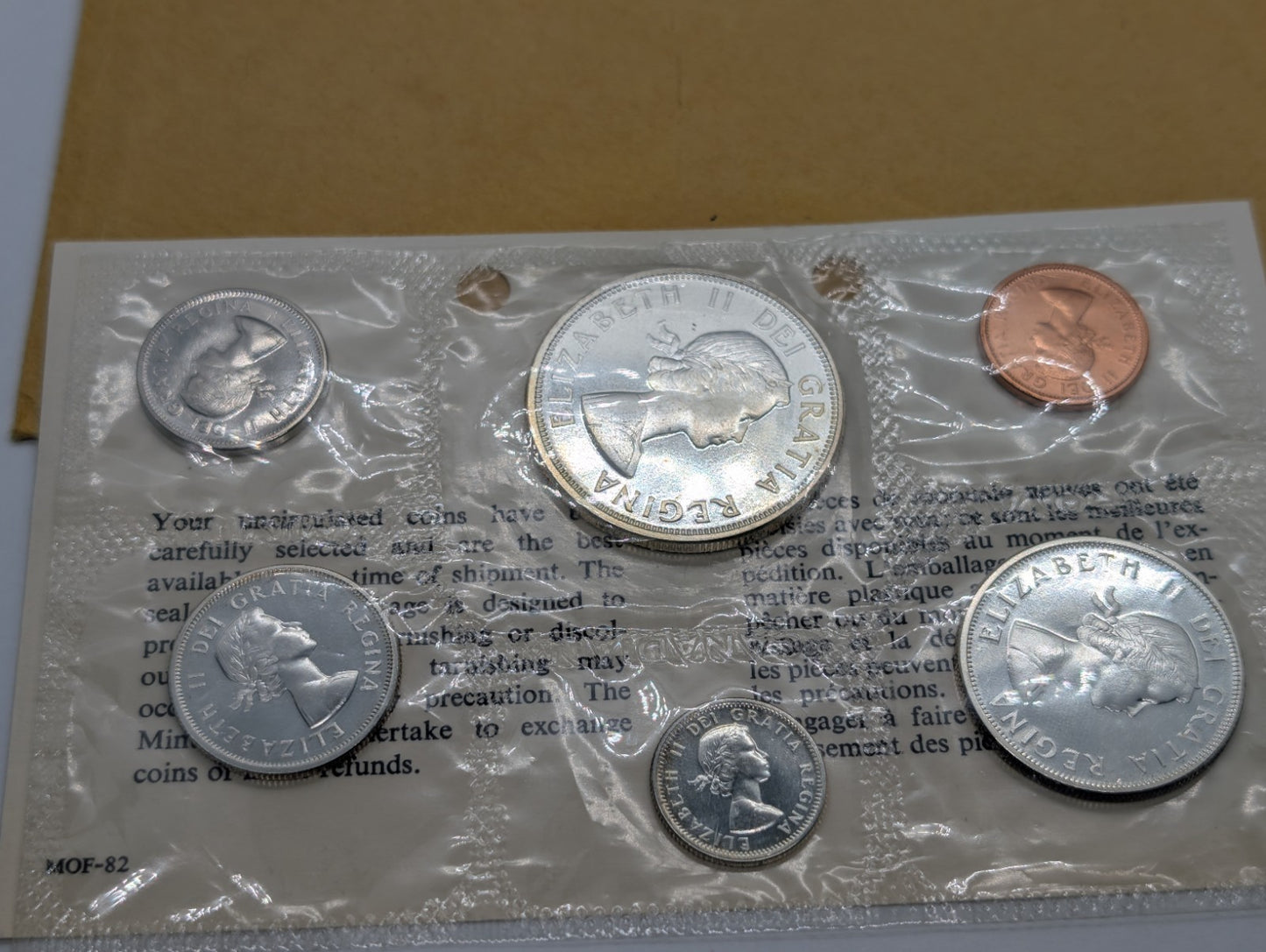 1964 Canada PL Set - 0.8 Silver coins - original enveloppe1