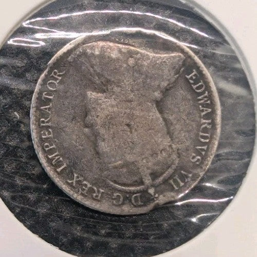 1907 Canada  Silver 5 Cents Silver Coin1