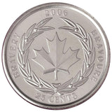 2006 Canada Official First Day 25 Cent Coin Medal of Bravery Quarter UNC1
