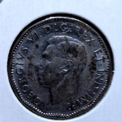 1945 Canada 5 Cent George VI Canadian Nickel Coin Five Cents - NumisFind