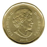2012 Canada New Security Loonie One Dollar Coin. Mint UNC. $1 Loon1