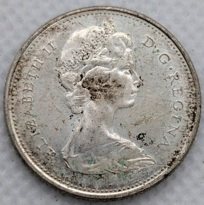 1967 Canada 25 Cents Elizabeth II Silver Quarter Coin 25 Cent - NumisFind
