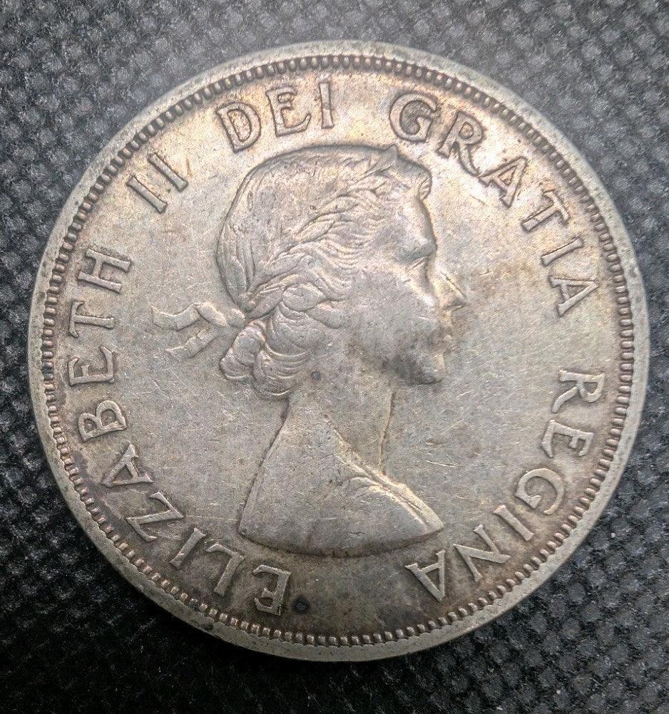 1957 Canada Silver $1 Dollar 0.8 Silver Coin - NumisFind