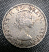 1957 Canada Silver $1 Dollar 0.8 Silver Coin - NumisFind