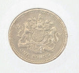 British 1 Pound Coin dated 1983 - first year for 1 pound coin0