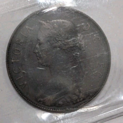 1880 Round O Even 0 Newfoundland 1 Cent - RARE - ICCS Certified VF-30 XMV9891