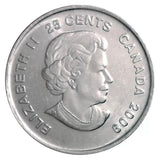 Canada 2009 25 cents Women's Hockey UNC -  BU Canadian Quarter 1