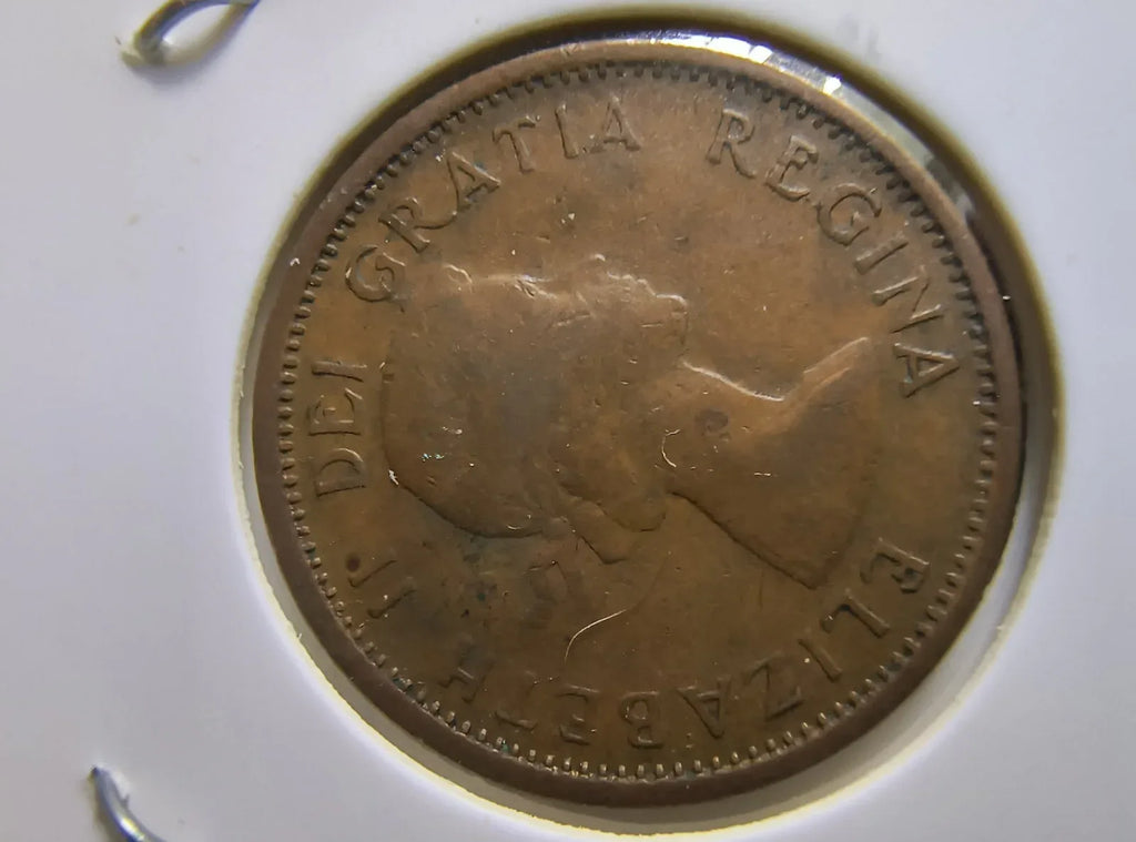 Lot Of 10 Circulated Canada 1 Cent Pre 1960 (GVG Grade) *Read Description* - NumisFind