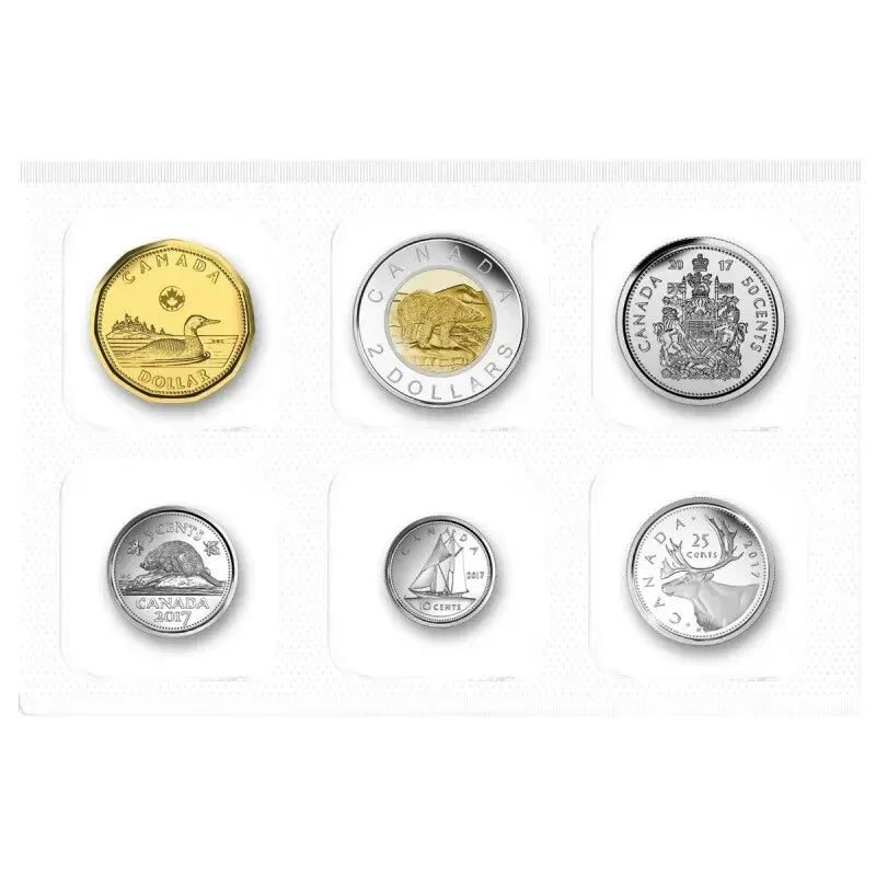 Canada 2017 6-Coin Classic PL Proof-Like Mint Uncirculated Coin Set - NumisFind