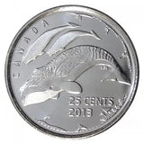 Canada 2013 Arctic Symbols Beluga 25 Cents BU Canadian Quarter0