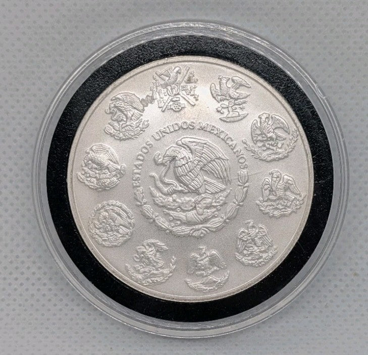 Random Year 1 Oz Onza Ley 999 SILVER MEXICO Libertad Plata Pura Coin Round UNC1