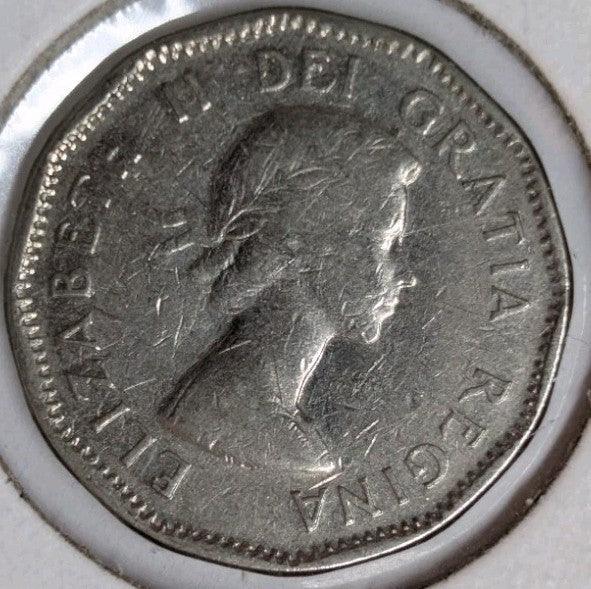 Lot of 1955, 1956 Canada Nickel Five Cents Coins. 5 Cents 5c - NumisFind