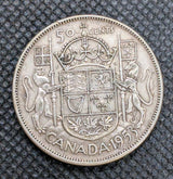 1953 - SD - Canada silver 50 cent - Canadian half dollar - 0.3 oz of silver0