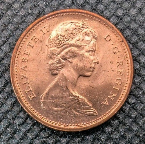 1966 Canada 1 Cent Coin Penny Uncirculated1