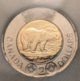 **MS-62** 2$ 2019 Toonie Graded KSA - PERFECT CONDITION2